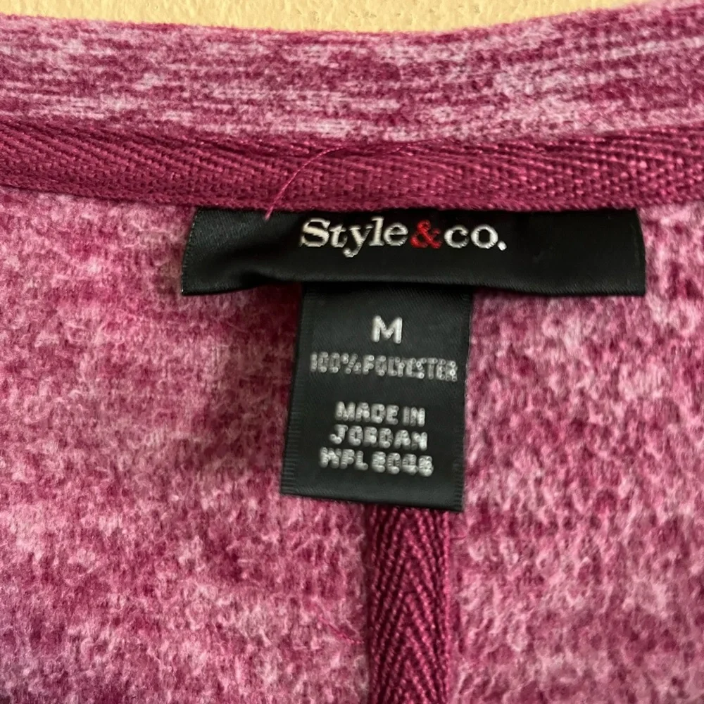 Style & Co. Women Pullover Fleece Top